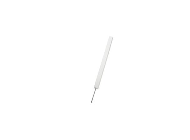 Markeringsstolpe 86cm, hvit Med spiker (PA11623) 
